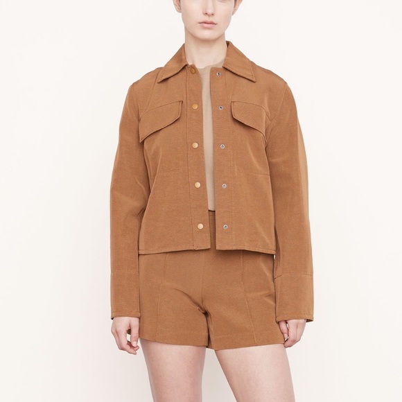 VINCE NWT Textured Shirt Jacket SIZE Small - Picture 4 of 5